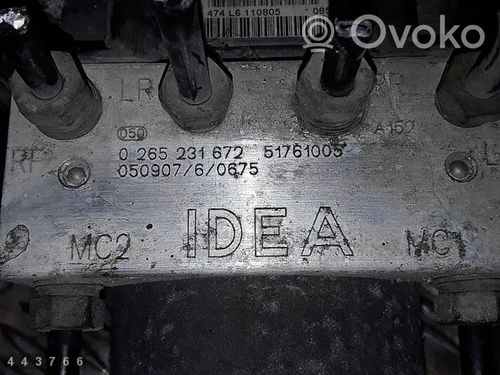 Fiat Idea Pompa ABS 0265231672