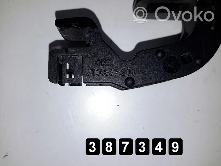 Audi A5 8T 8F Rączka wewnętrzna drzwi tylnych samochodów dostawczych 8t0837205a