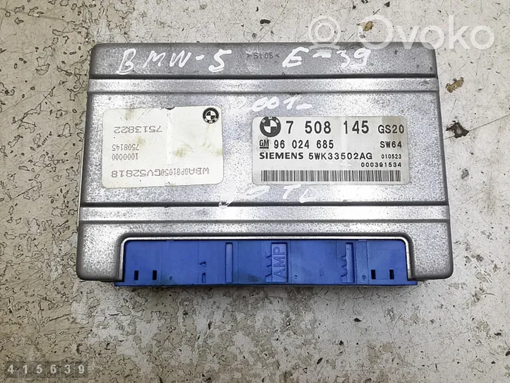 BMW M5 Module de contrôle de boîte de vitesses ECU 7508145