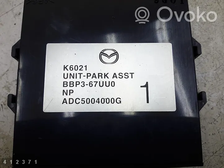 Mazda 3 II Pysäköintitutkan (PCD) ohjainlaite/moduuli bbp367uu0