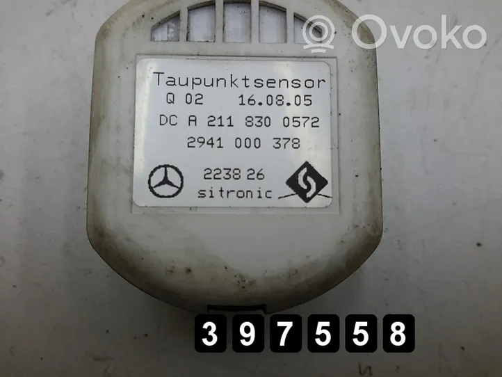 Mercedes-Benz A W169 Sensore temperatura interna a2118300572