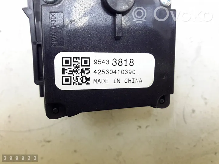 Opel Astra J Wiper switch 95433818