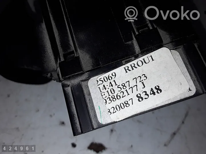 Opel Vivaro Valytuvų jungtukas 93862177J