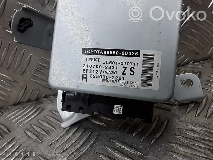 Toyota Yaris Steuergerät Lenksäule 896500D326