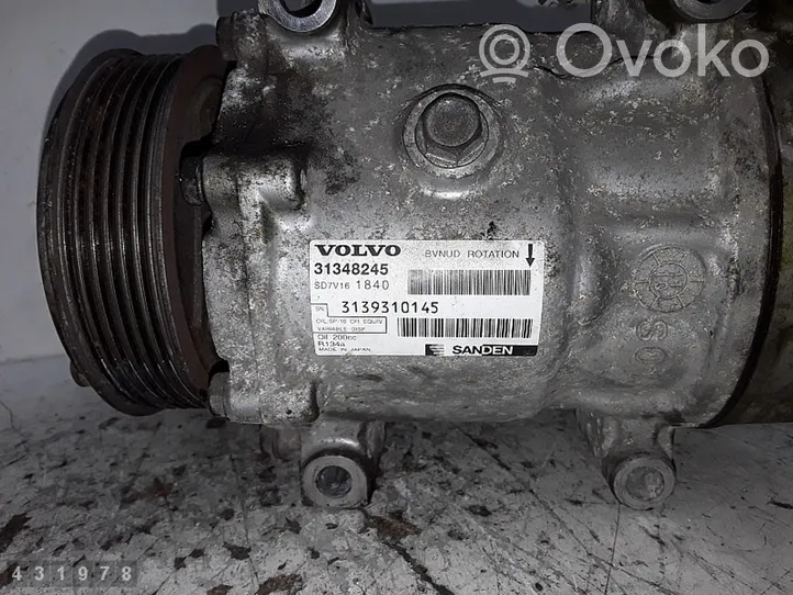 Volvo C30 Compresseur de climatisation 31348245