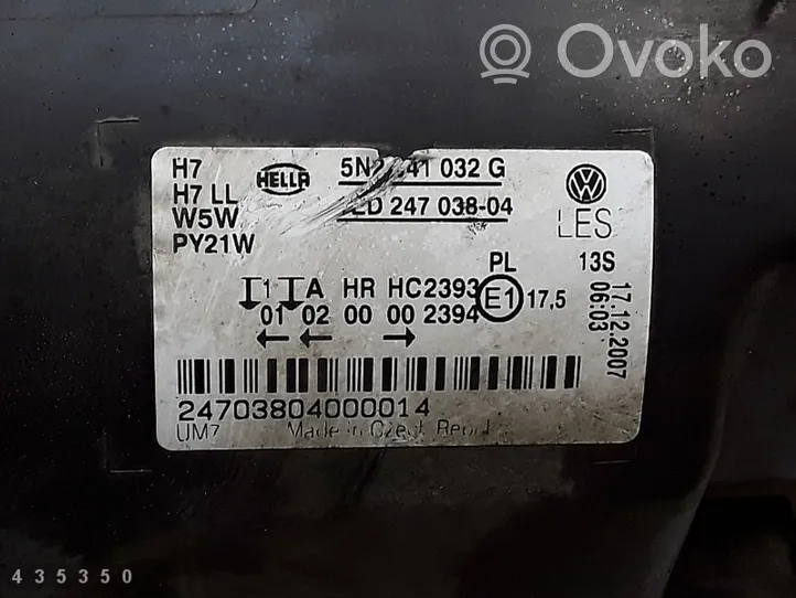 Volkswagen Tiguan Lampa przednia 5n2941032g