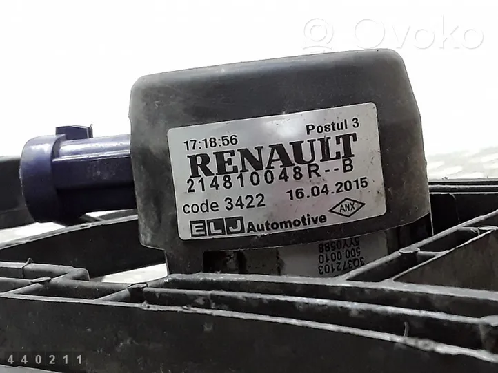 Renault Sandero II Electric radiator cooling fan 214810048r