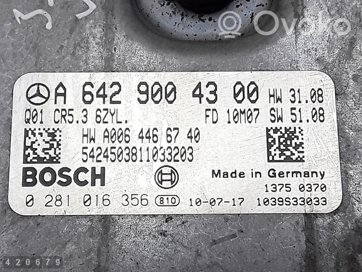 Mercedes-Benz S AMG W221 Engine control unit/module 