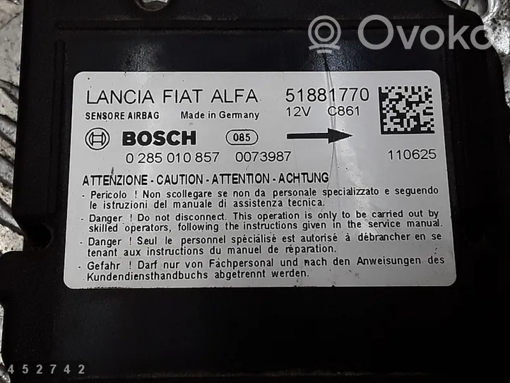 Fiat Doblo Turvatyynyn ohjainlaite/moduuli 