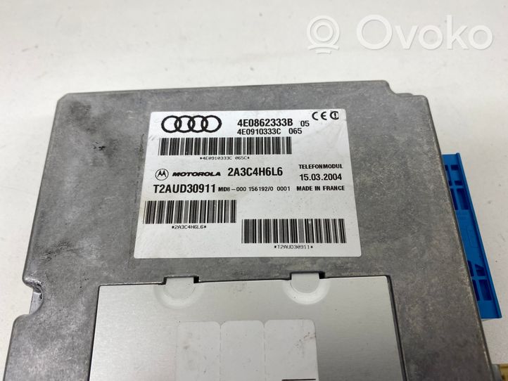 Audi A8 S8 D3 4E Mikrofoni (bluetooth/puhelin) 4E0862333B