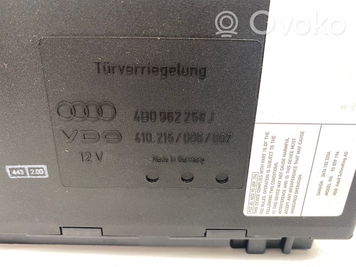 Audi A6 S6 C5 4B Mukavuusmoduuli 4B0962258J