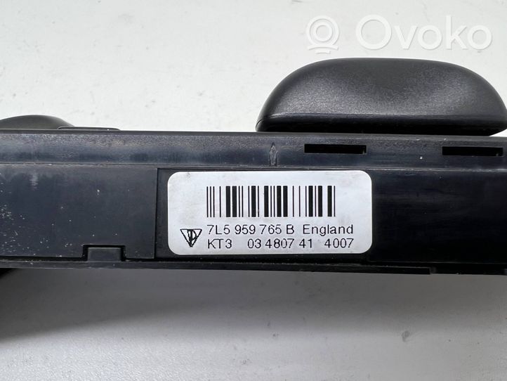 Porsche Cayenne (9PA) Interruttore di controllo del sedile 7L5959765B