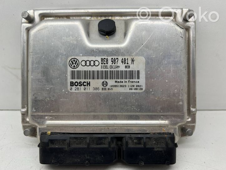Audi A4 S4 B5 8D Sterownik / Moduł ECU 8E0907401N