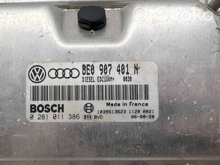 Audi A4 S4 B5 8D Sterownik / Moduł ECU 8E0907401N