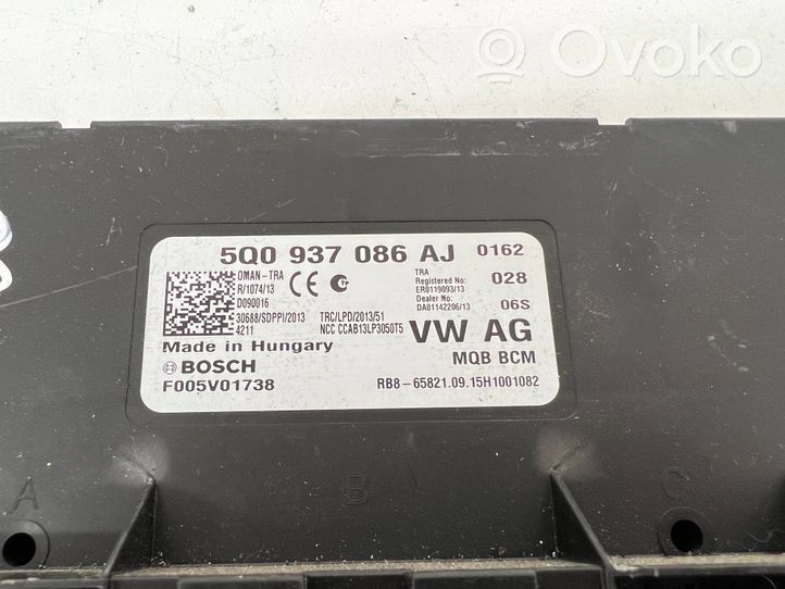 Volkswagen PASSAT B8 Comfort/convenience module 5Q0937086AJ