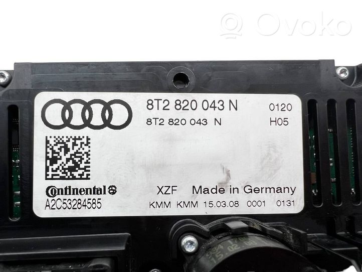 Audi A4 S4 B8 8K Ilmastoinnin ohjainlaite 8T2820043N
