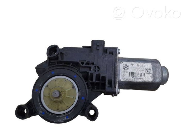 Volkswagen Polo IV 9N3 Front door window regulator with motor 6Q1959801F