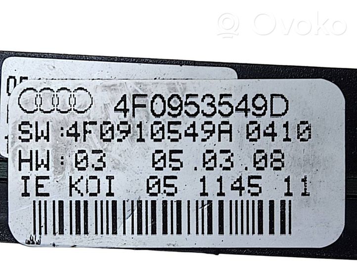 Audi A6 S6 C6 4F Steering wheel angle sensor 4F0953549D