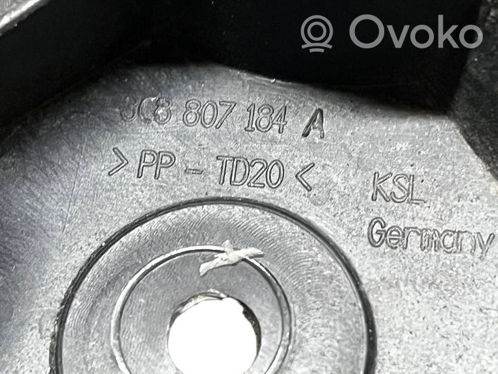 Volkswagen PASSAT CC Uchwyt / Mocowanie zderzaka przedniego 3C8807184A