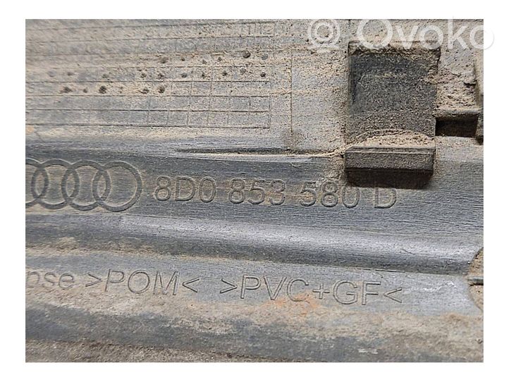 Audi A4 S4 B5 8D Listwa / Nakładka na błotnik przedni 8D0853580D