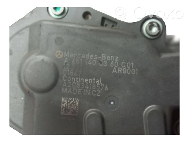 Mercedes-Benz E W212 Valvola di raffreddamento EGR A6511400775001