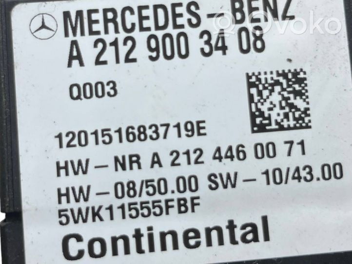 Mercedes-Benz E AMG W212 Degalų (kuro) siurblio valdymo blokas A2129003408