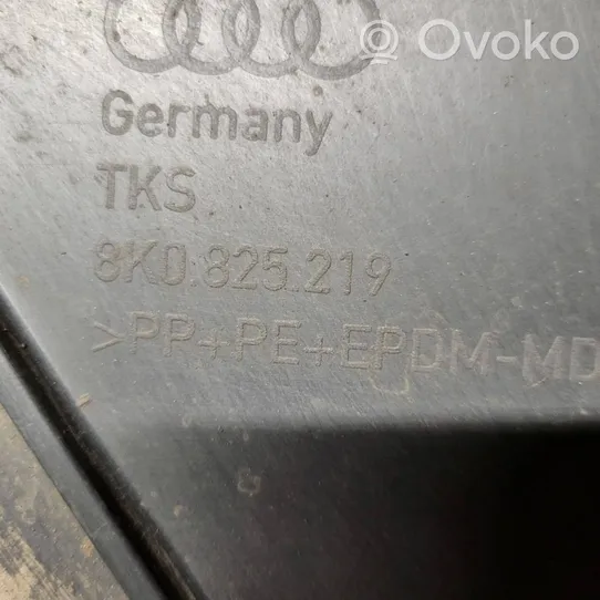 Audi A5 8T 8F Plaque de protection de réservoir de carburant 8K0825219