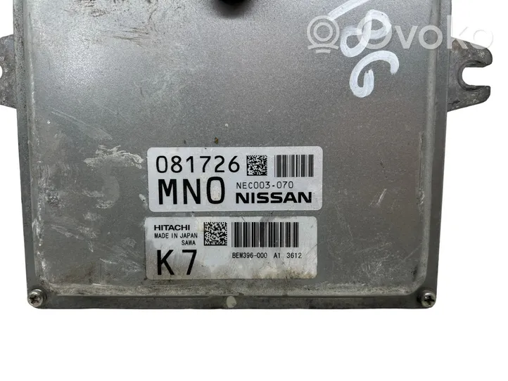 Infiniti Q50 Centralina/modulo del motore NEC003-070