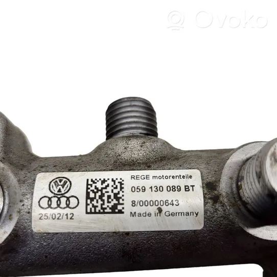 Volkswagen Touareg II Tuyau de conduite principale de carburant 059130089BT