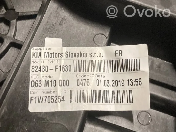 KIA Sportage Mechanizm podnoszenia szyby przedniej bez silnika 82480F1630