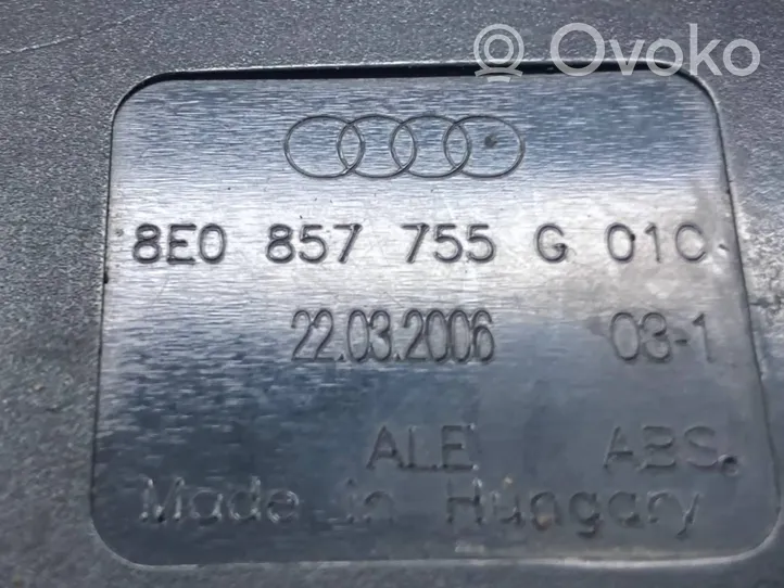 Audi A4 S4 B7 8E 8H Priekšējās jostas sprādze 8E0857755G