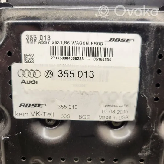 Audi A4 S4 B7 8E 8H Amplificatore 355013