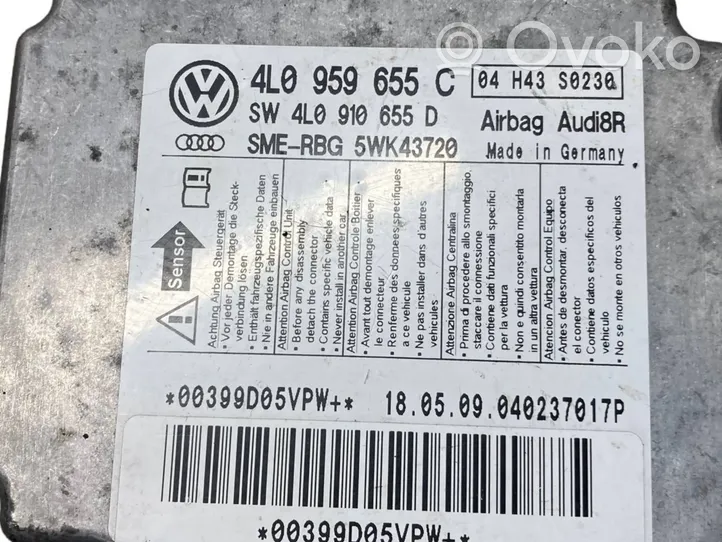 Audi Q7 4L Airbag control unit/module 4L0959655C