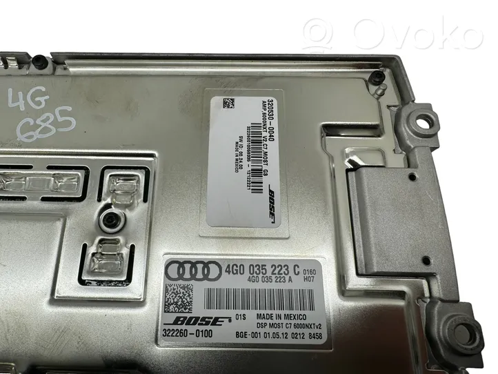 Audi A6 S6 C7 4G Amplificatore 4G0035223C