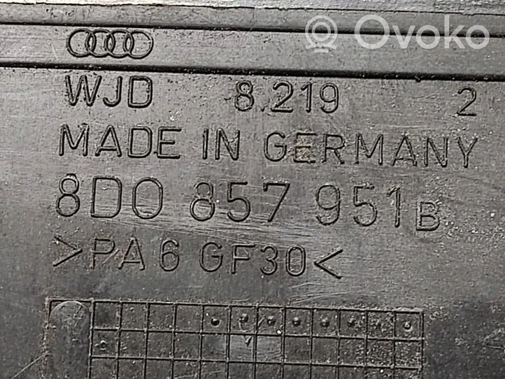 Audi A4 S4 B5 8D Cendrier 8D0857951B