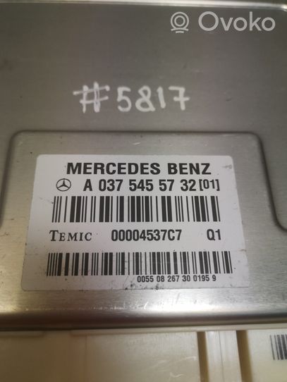 Mercedes-Benz E W211 Jousituksen ohjainlaite/moduuli A0375455732