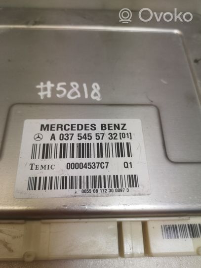 Mercedes-Benz CLS C219 Jousituksen ohjainlaite/moduuli A0375455732