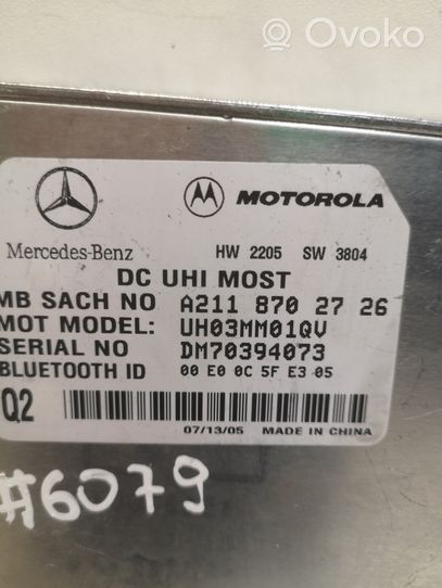 Mercedes-Benz SLK R171 Bluetooth modulis A2118702726