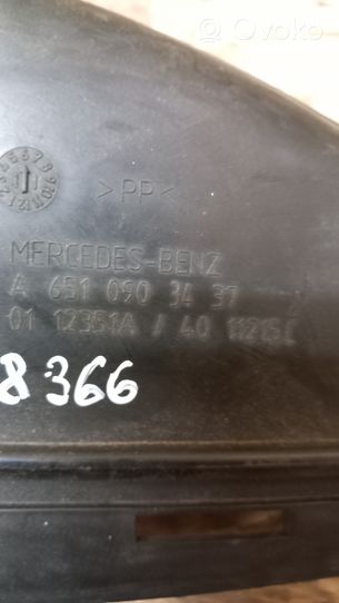 Mercedes-Benz E C207 W207 Parte del condotto di aspirazione dell'aria A6510903437