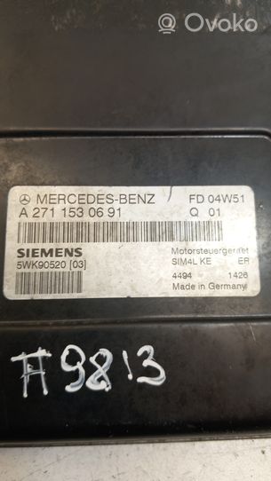 Mercedes-Benz SLK R171 Kit centralina motore ECU e serratura A2711530691