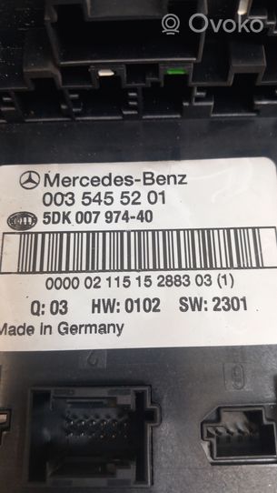 Mercedes-Benz C W203 Juego de caja de fusibles 0035455201