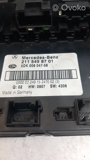 Mercedes-Benz E W211 Centralina SAM A2115458701