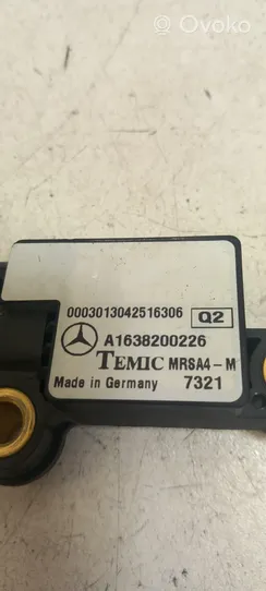 Mercedes-Benz ML W163 Attuatore Airbag Cofano Pedonale A1638200226