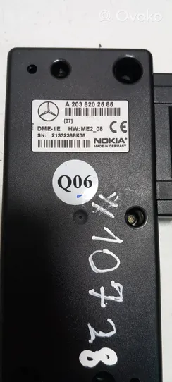 Mercedes-Benz C W203 Phone control unit/module A2038202585