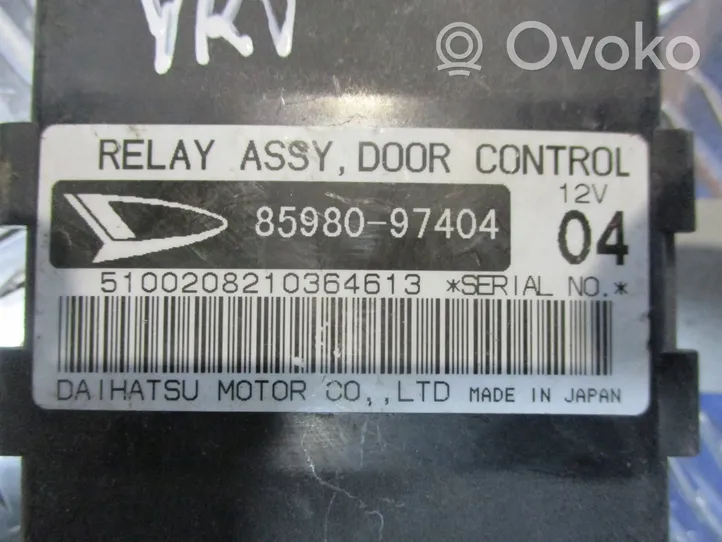Daihatsu YRV Durų elektronikos valdymo blokas 85980-97404