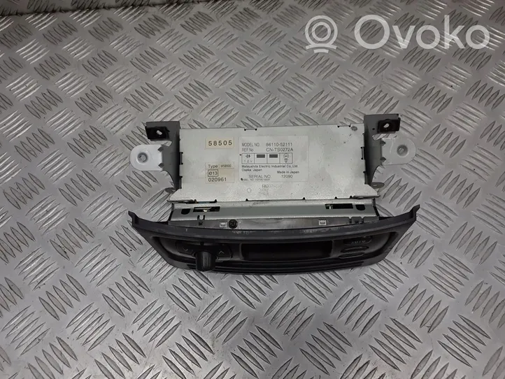 Toyota Yaris Verso Monitori/näyttö/pieni näyttö 86110-52111