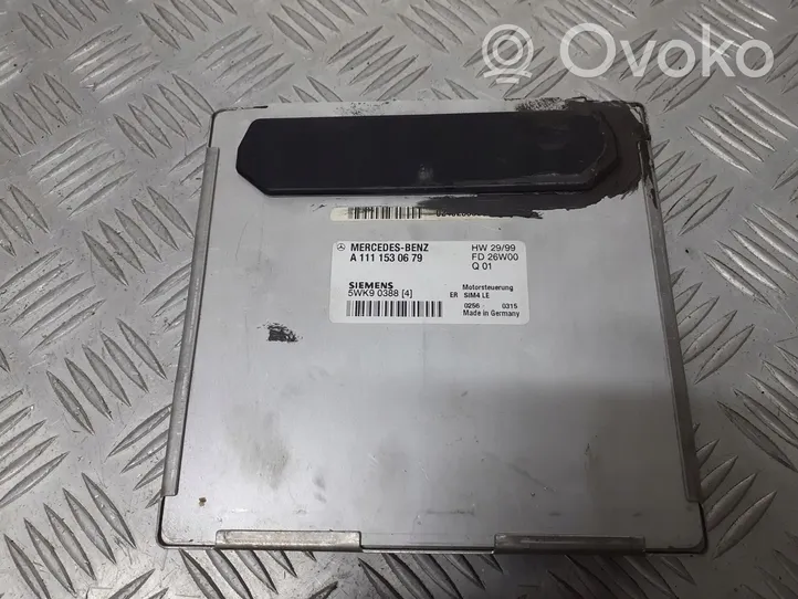 Mercedes-Benz C W203 Calculateur moteur ECU A1111530679