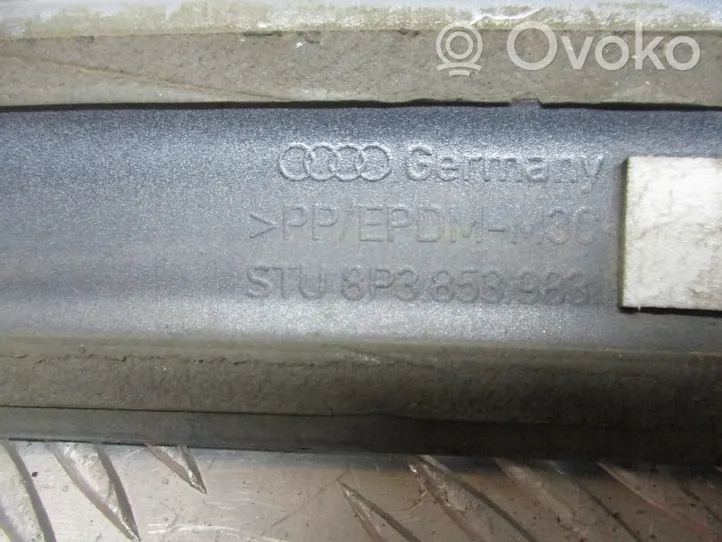 Audi A3 S3 8P Rivestimento passaruota posteriore 