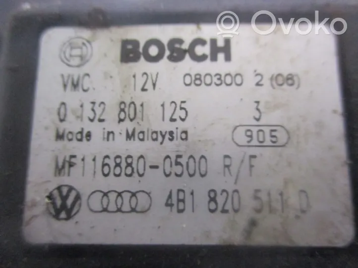 Audi A6 S6 C5 4B Korin keskiosan ohjainlaite 0132801125