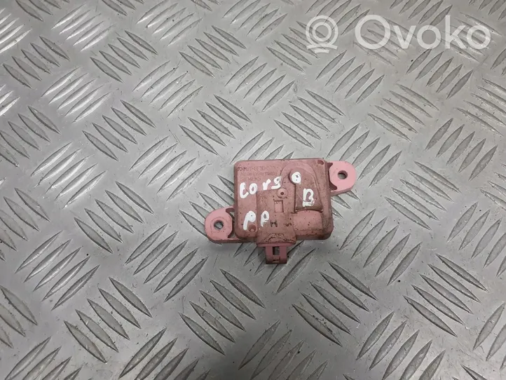 Opel Corsa B Sensor impacto/accidente para activar Airbag 09185465